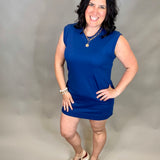 Navy Peony Paulie Dress Dresses THREAD & SUPPLY