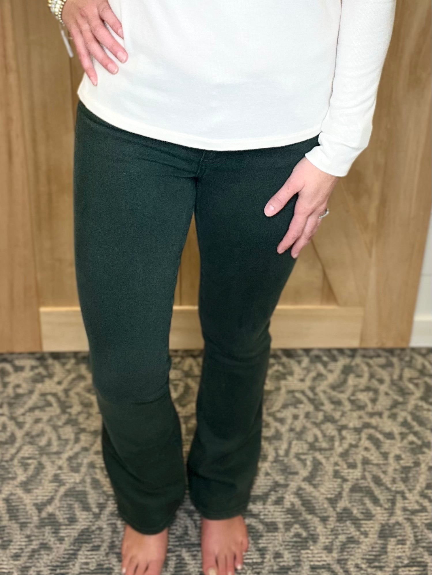 Deep Forest Natalie Bootcut (KUT) Bottoms - Pants KUT FROM THE KLOTH