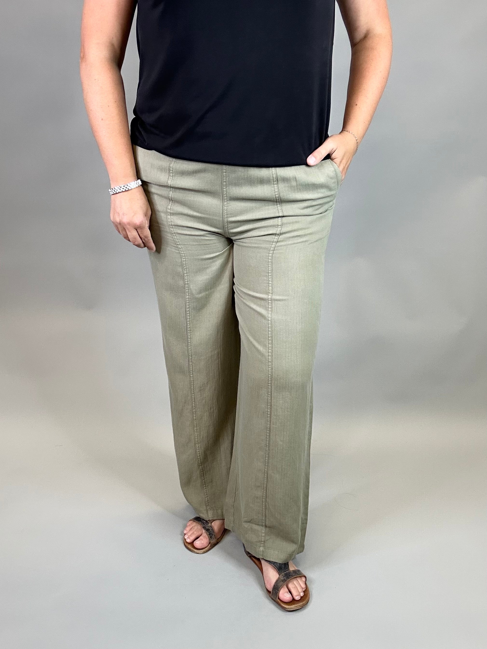 Olive June Pants Bottom- Pants THREAD & SUPPLY