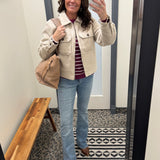 Heather Taupe Isra Jacket