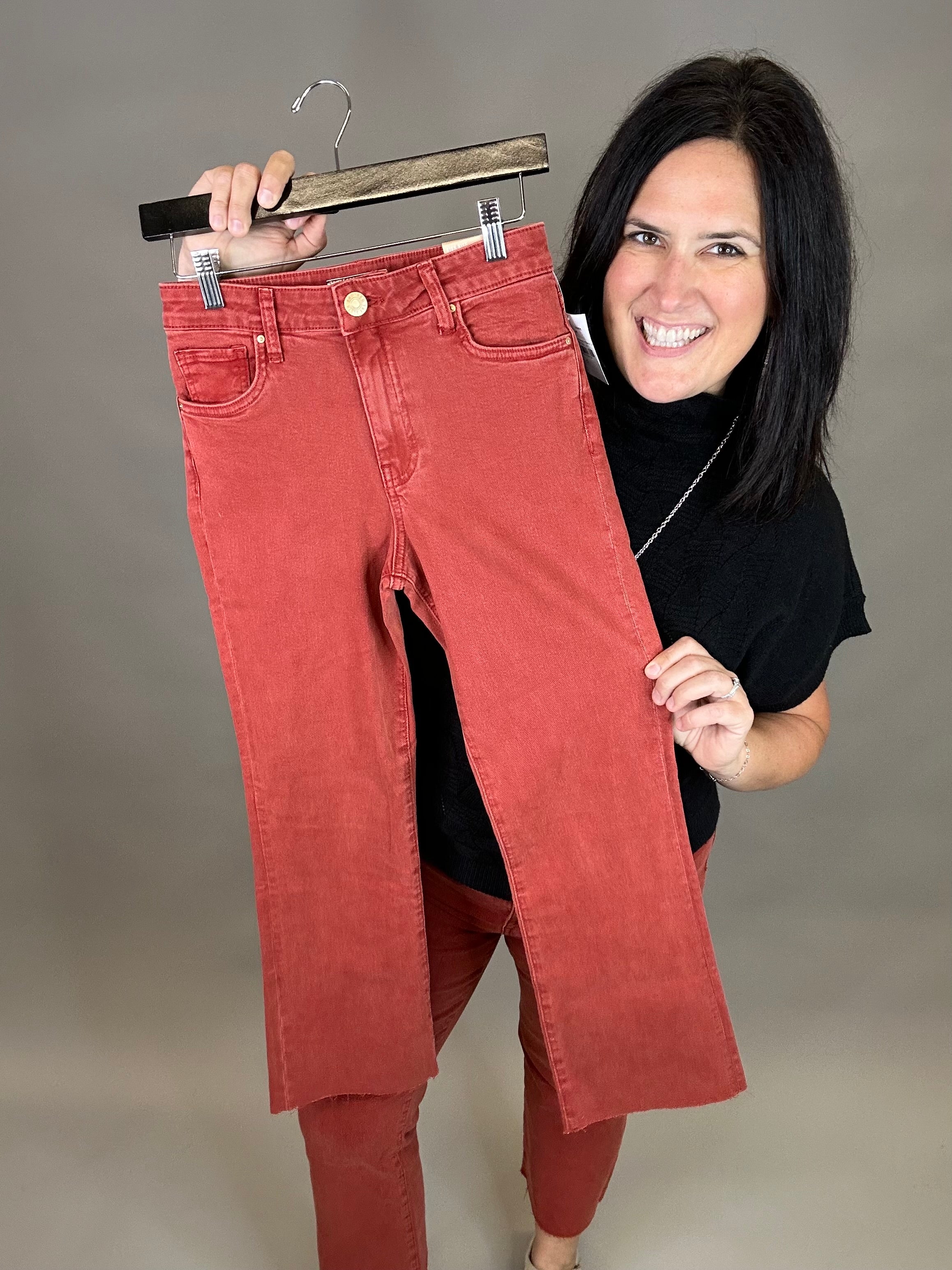 Paprika Kelsey Ankle Flare Jeans Bottom- Pants KUT FROM THE KLOTH