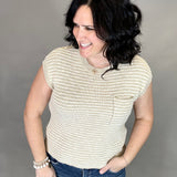 Beige Ivory Andie Top Tops- Blouses THREAD & SUPPLY