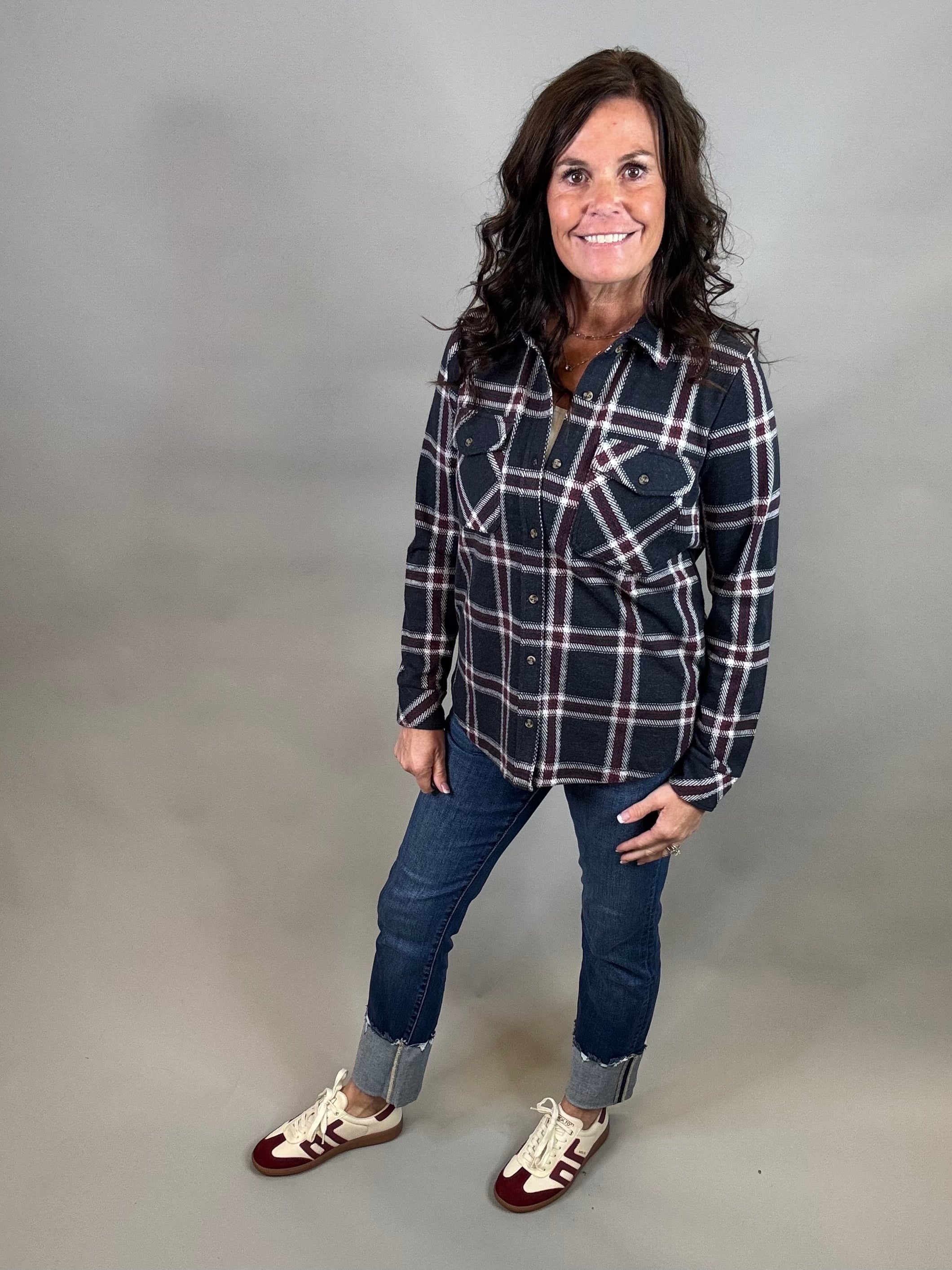 Black Red Plaid Cassian Shirt Tops - Button Ups THREAD & SUPPLY