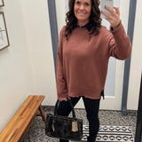 Burlwood Studded Sweater Top - Sweater WISHLIST