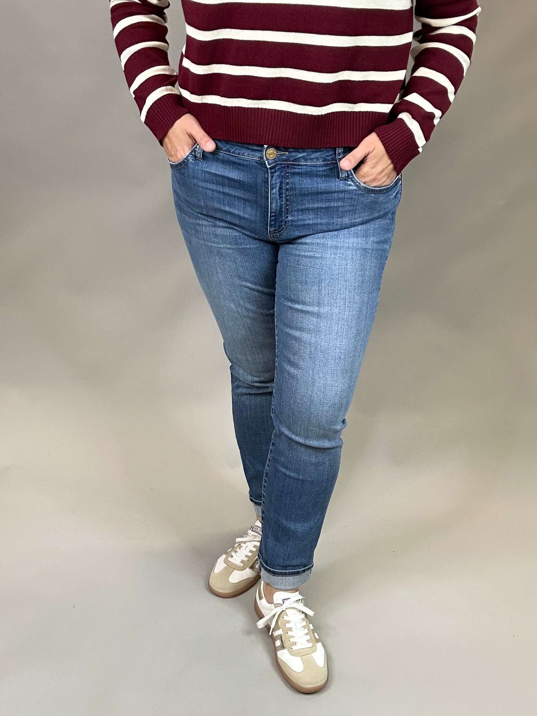 Incandescent Catherine Boyfriend Jeans Bottom- Pants KUT FROM THE KLOTH