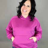 Magenta Seaside Hoodie Tops- Sweatshirts DEAR SCARLETT