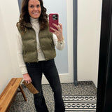Olive Issey Vest Outerwear - Vest THREAD & SUPPLY