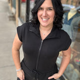 Black Valentine Romper Jumpsuit THREAD & SUPPLY
