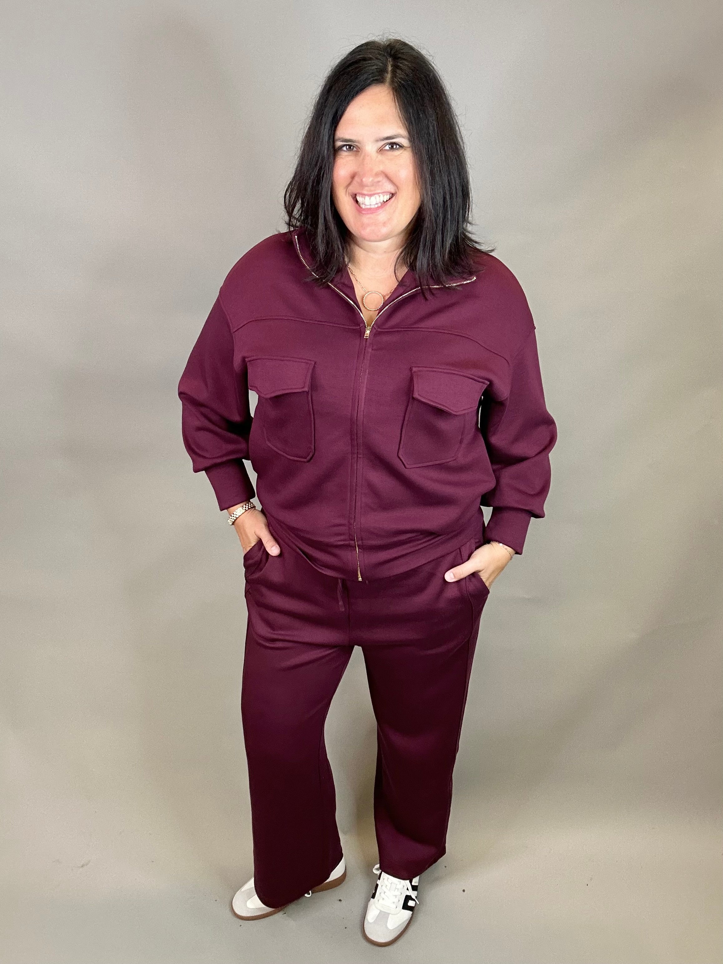 Port Tru Side Wide Leg Pant Bottoms - Pants P.CILL
