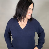 Blue Nights Cornelia Sweater Top - Sweater THREAD & SUPPLY