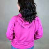 Magenta Seaside Hoodie Tops- Sweatshirts DEAR SCARLETT