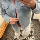 Denim Striped Pippin Jacket Outerwear- Jackets THREAD & SUPPLY