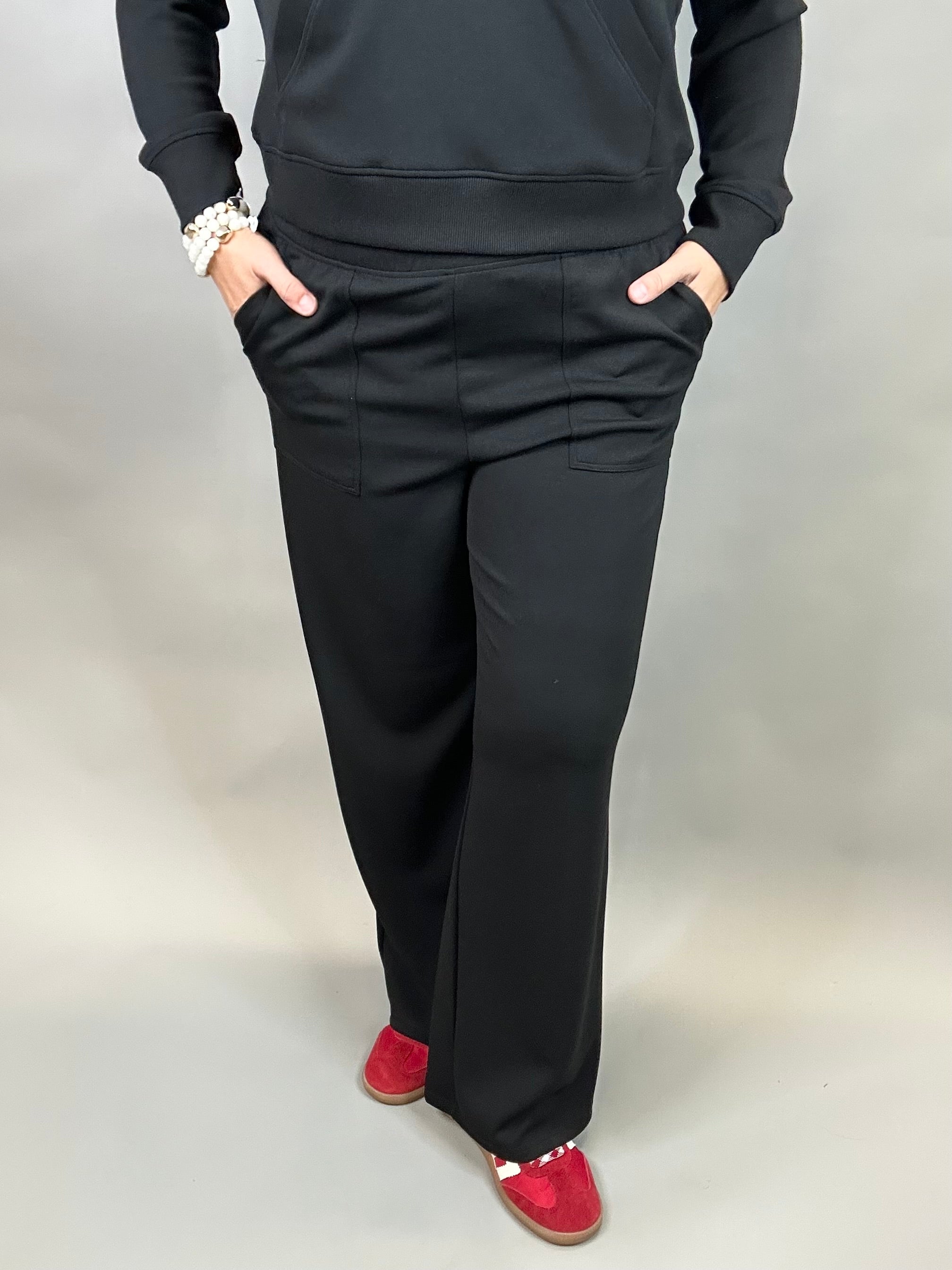 Black Doris Pants Bottom- Pants THREAD & SUPPLY