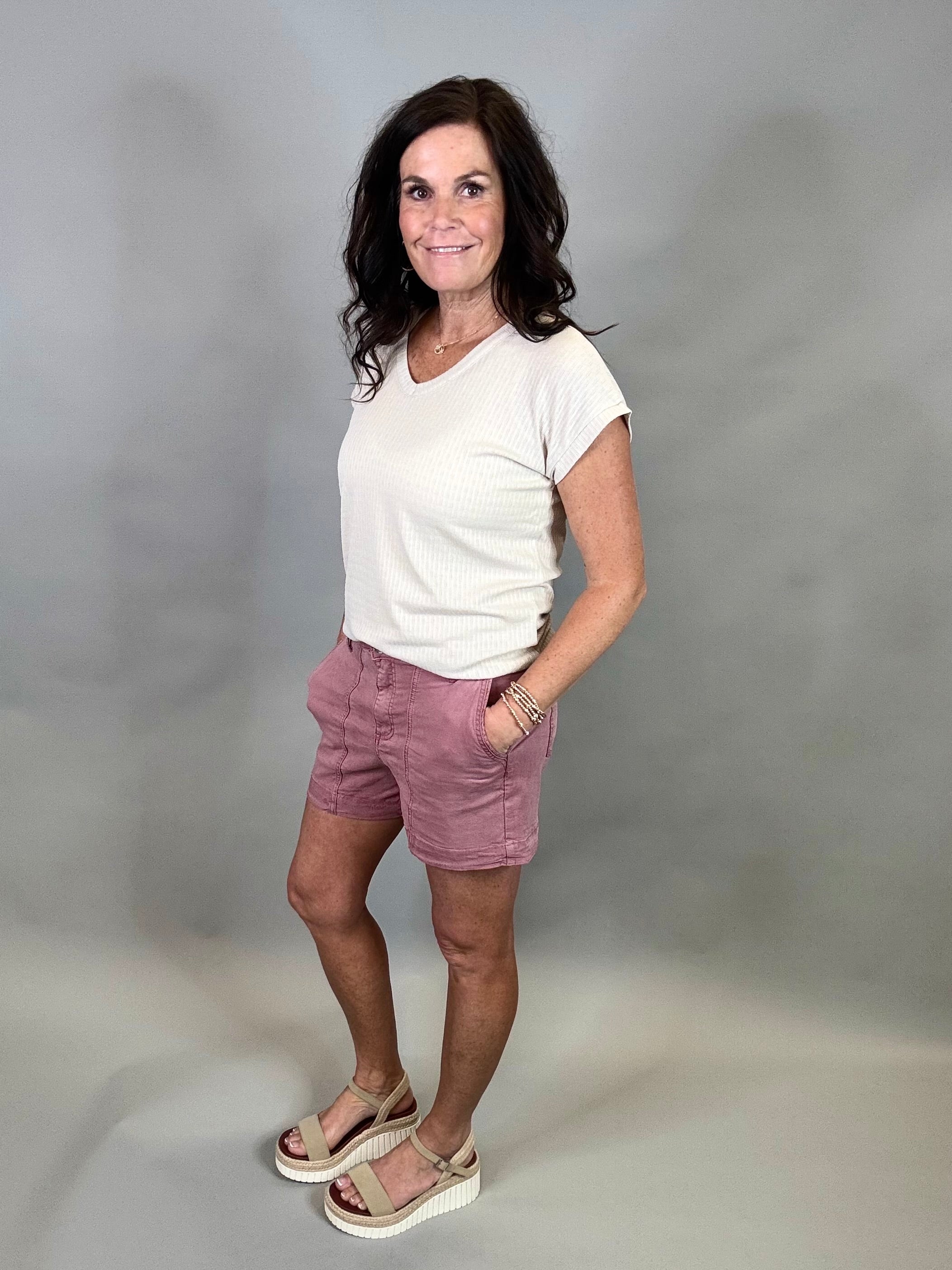 Rose Loretta Shorts Bottoms - Shorts THREAD & SUPPLY