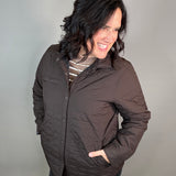 Brown Artisan Shirt Jacket