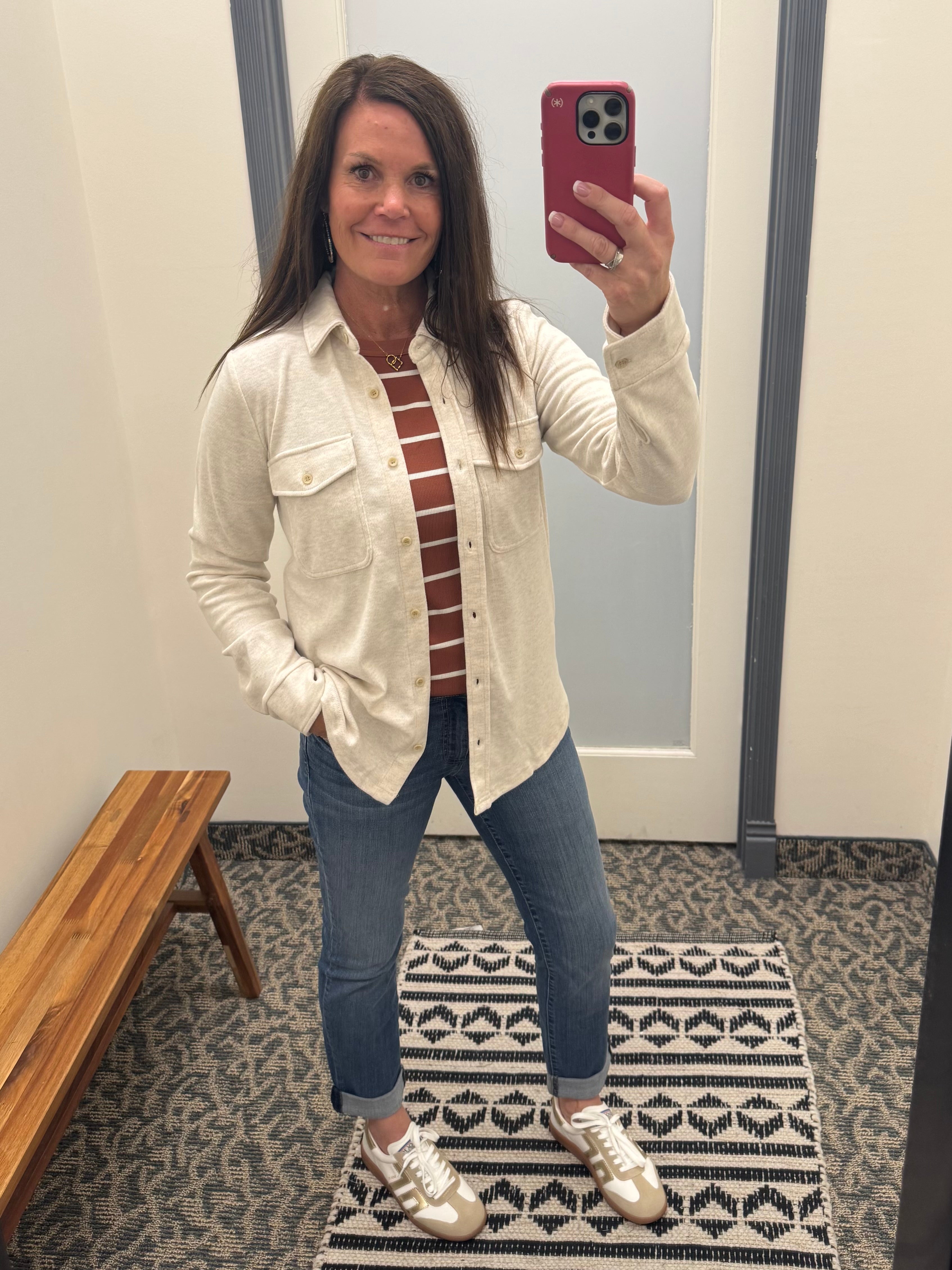 Heather Oatmeal Cassian Shirt Tops - Button Ups THREAD & SUPPLY