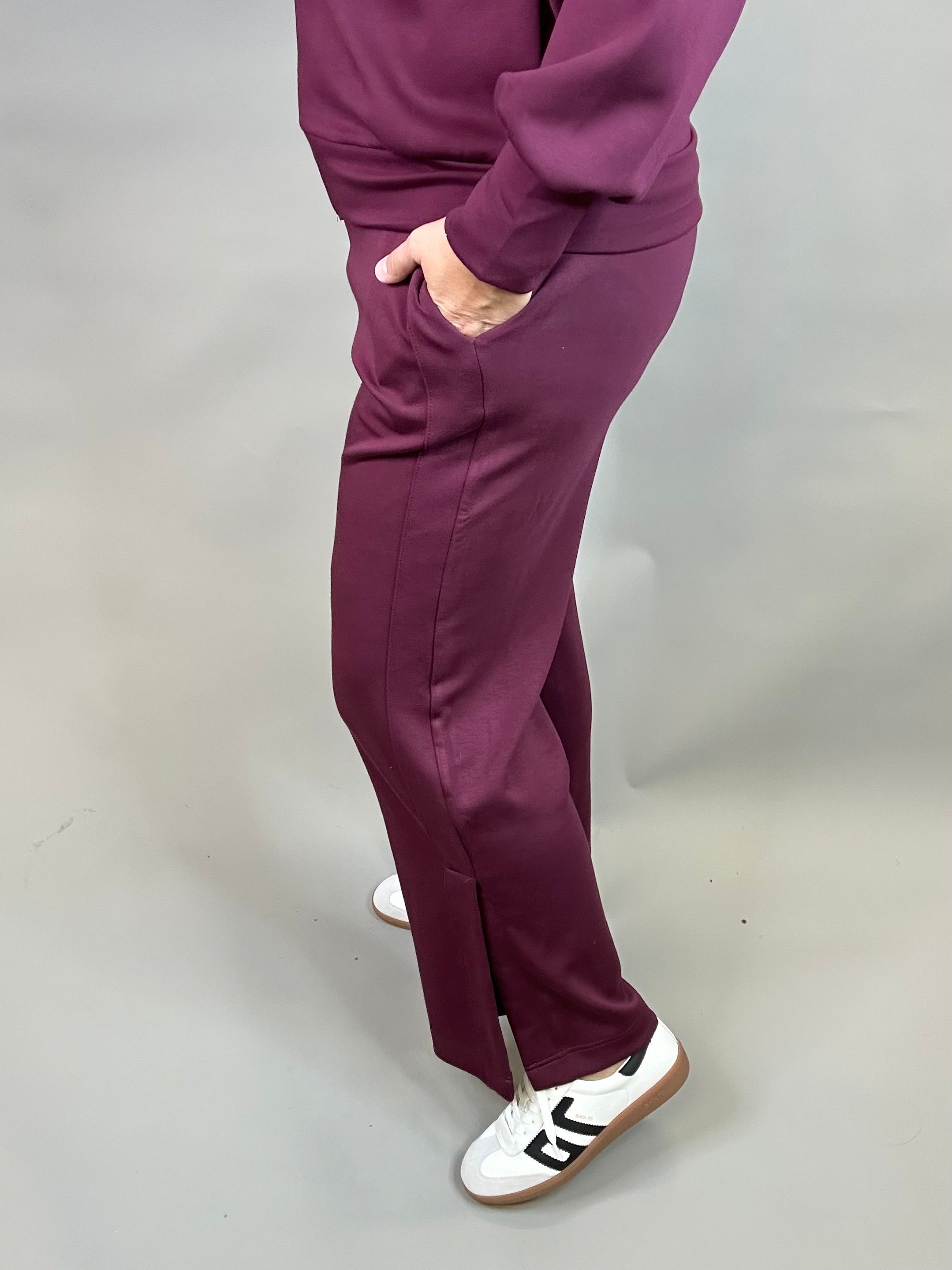 Port Tru Side Wide Leg Pant Bottoms - Pants P.CILL