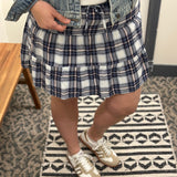 Campbell Tiered Skirt Bottom- Skirt FLAG AND ANTHEM