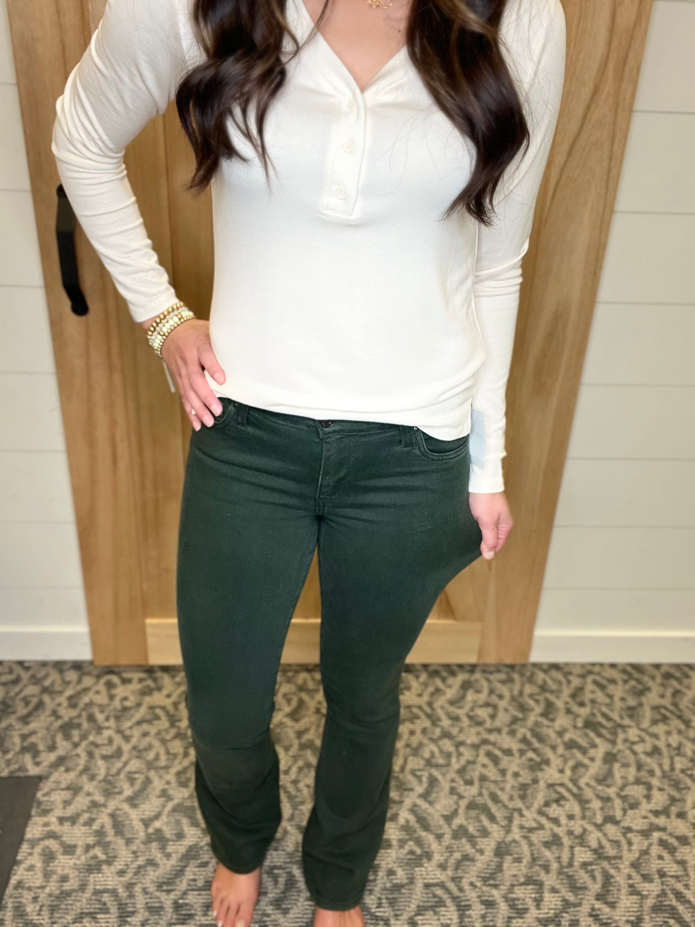 Deep Forest Natalie Bootcut (KUT) Bottoms - Pants KUT FROM THE KLOTH