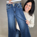 Inexhaustible Dark Wash Meg Jeans Bottom- Pants KUT FROM THE KLOTH