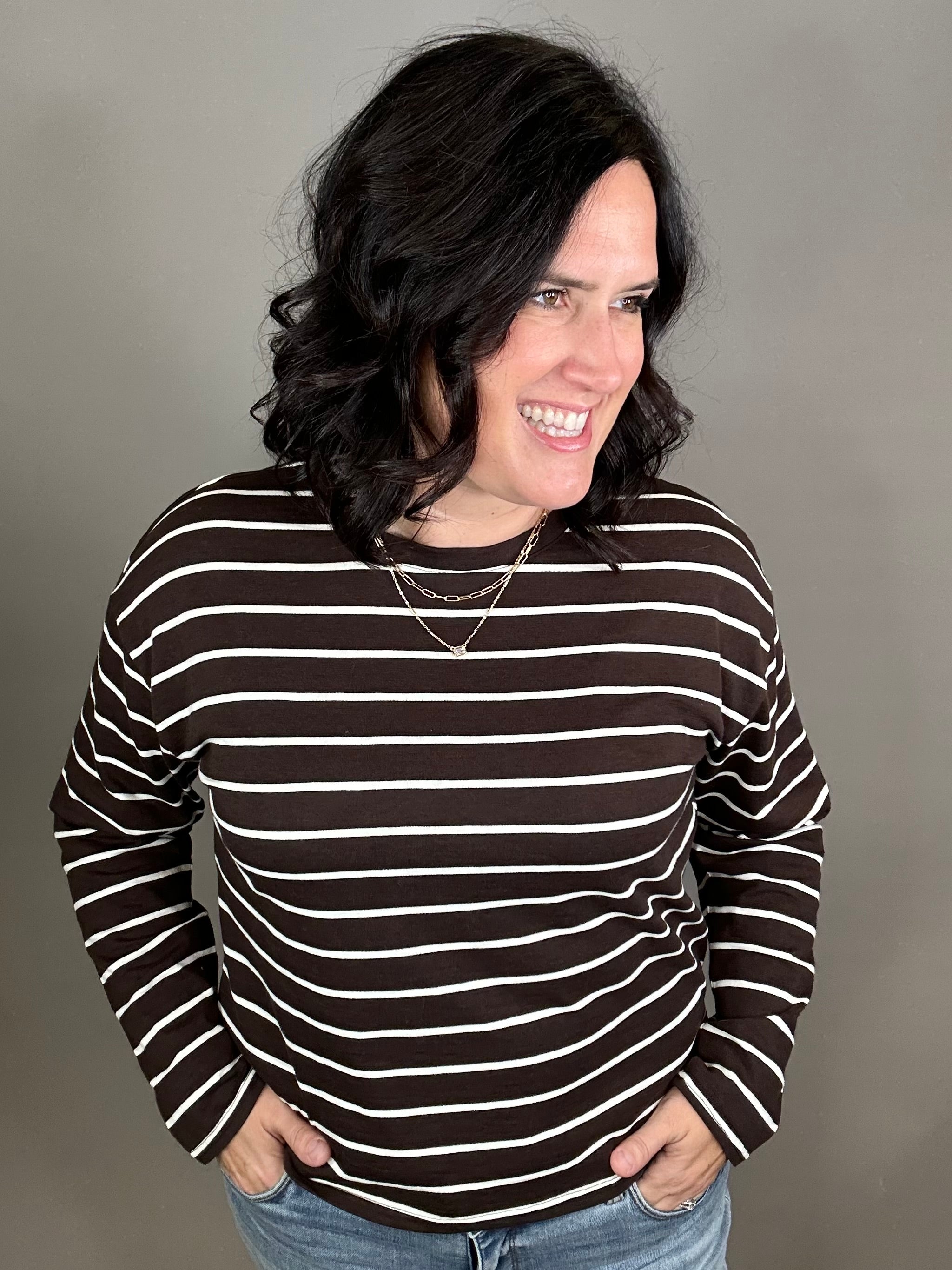 Coffee Off White Nellie Top Top - Tee THREAD & SUPPLY