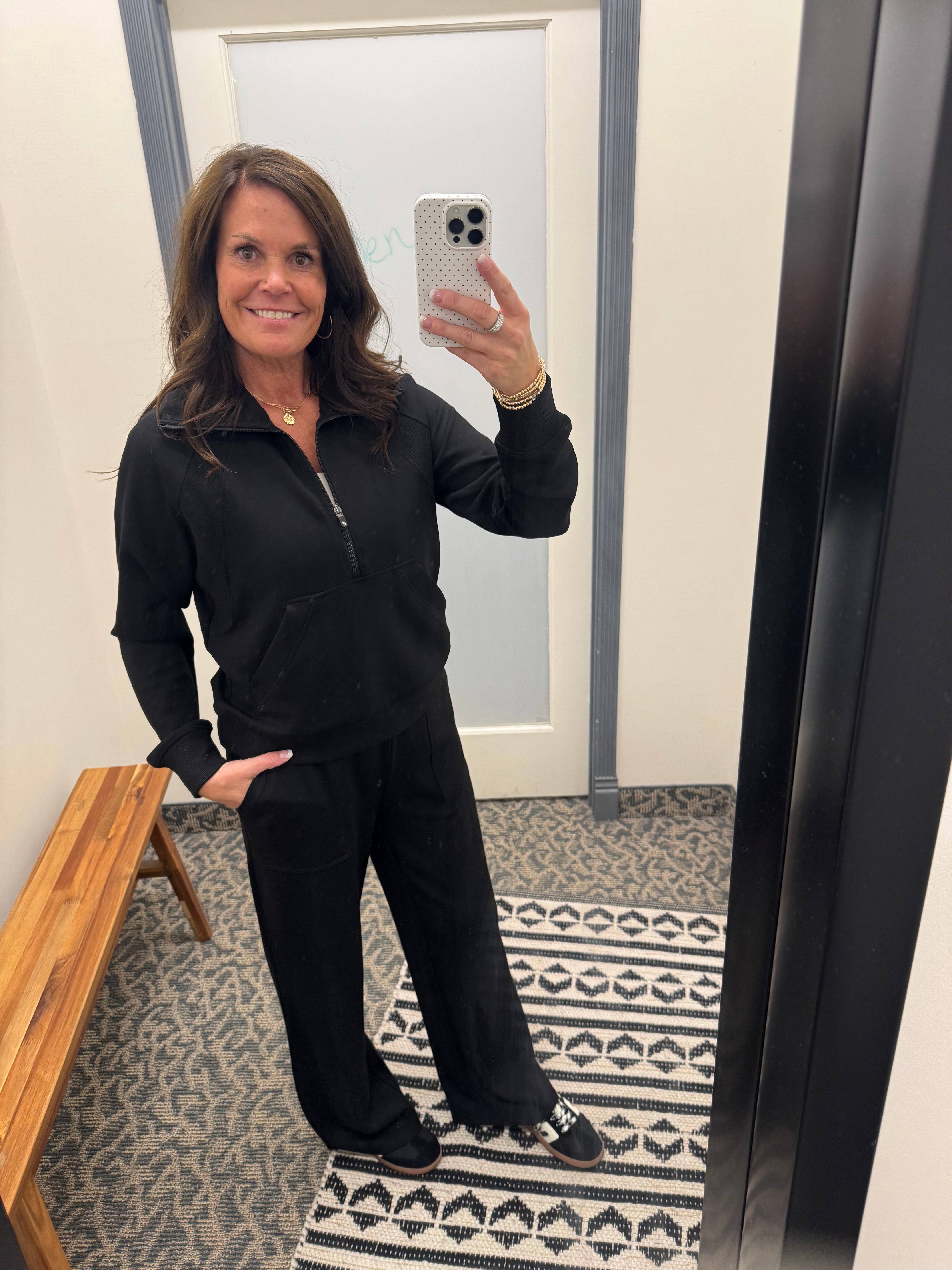 Black Caroline Pullover Top - Sweatshirt THREAD & SUPPLY