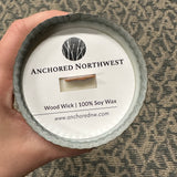 Anchored Northwest Wood Wick Candle 10oz. Home - Fragrance - Candles ANCHORED NORTHWEST