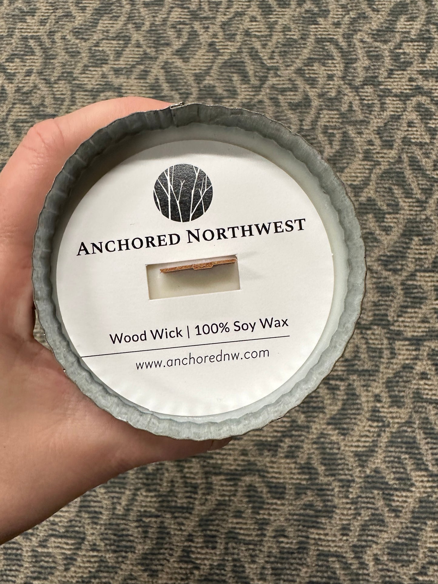 Anchored Northwest Wood Wick Candle 10oz.