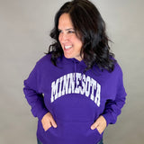 Minnesota Purple Hoodie Tops- Sweatshirt WINDMILL GYPSY