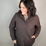 Brown Artisan Shirt Jacket