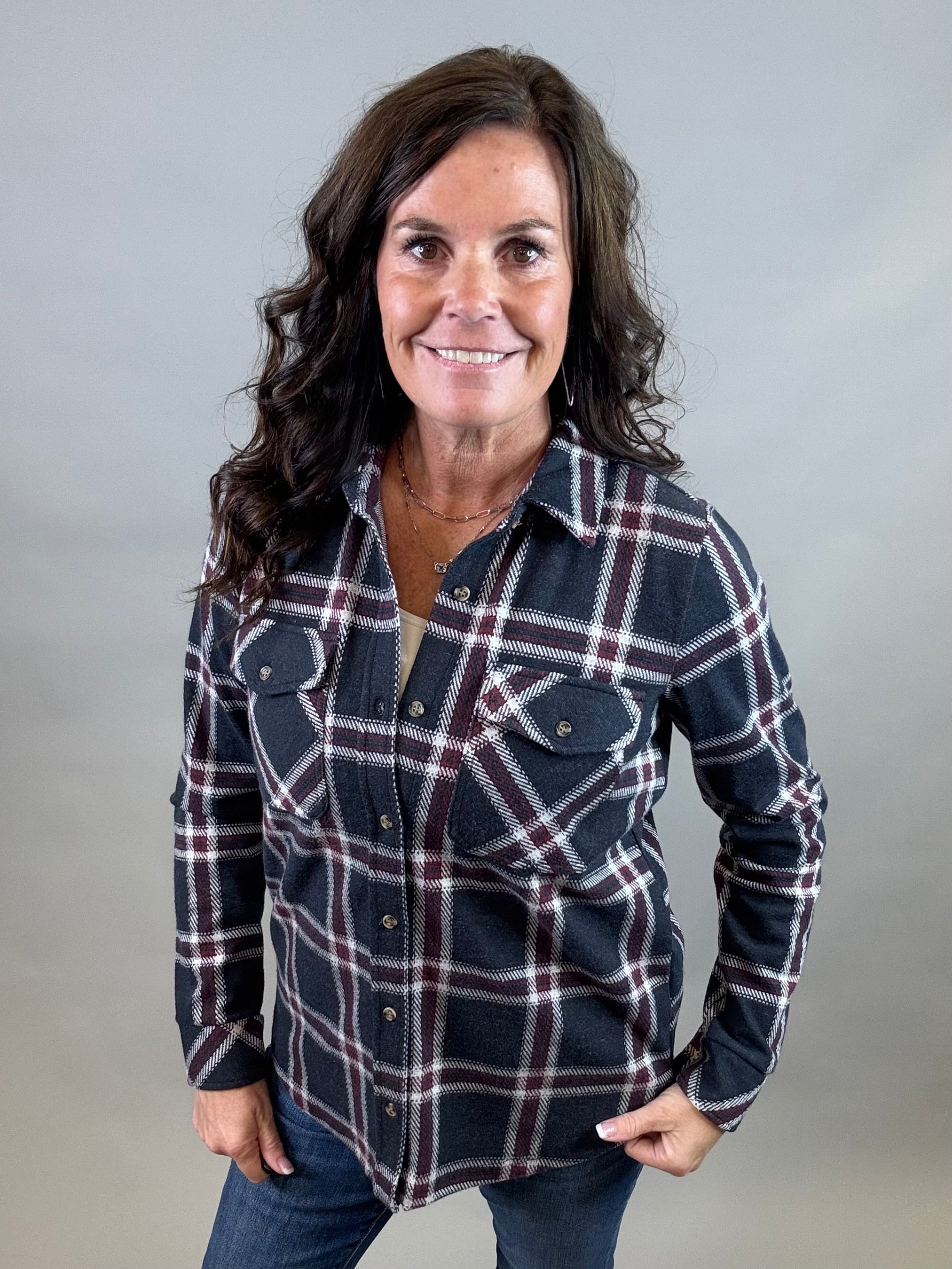 Black Red Plaid Cassian Shirt Tops - Button Ups THREAD & SUPPLY