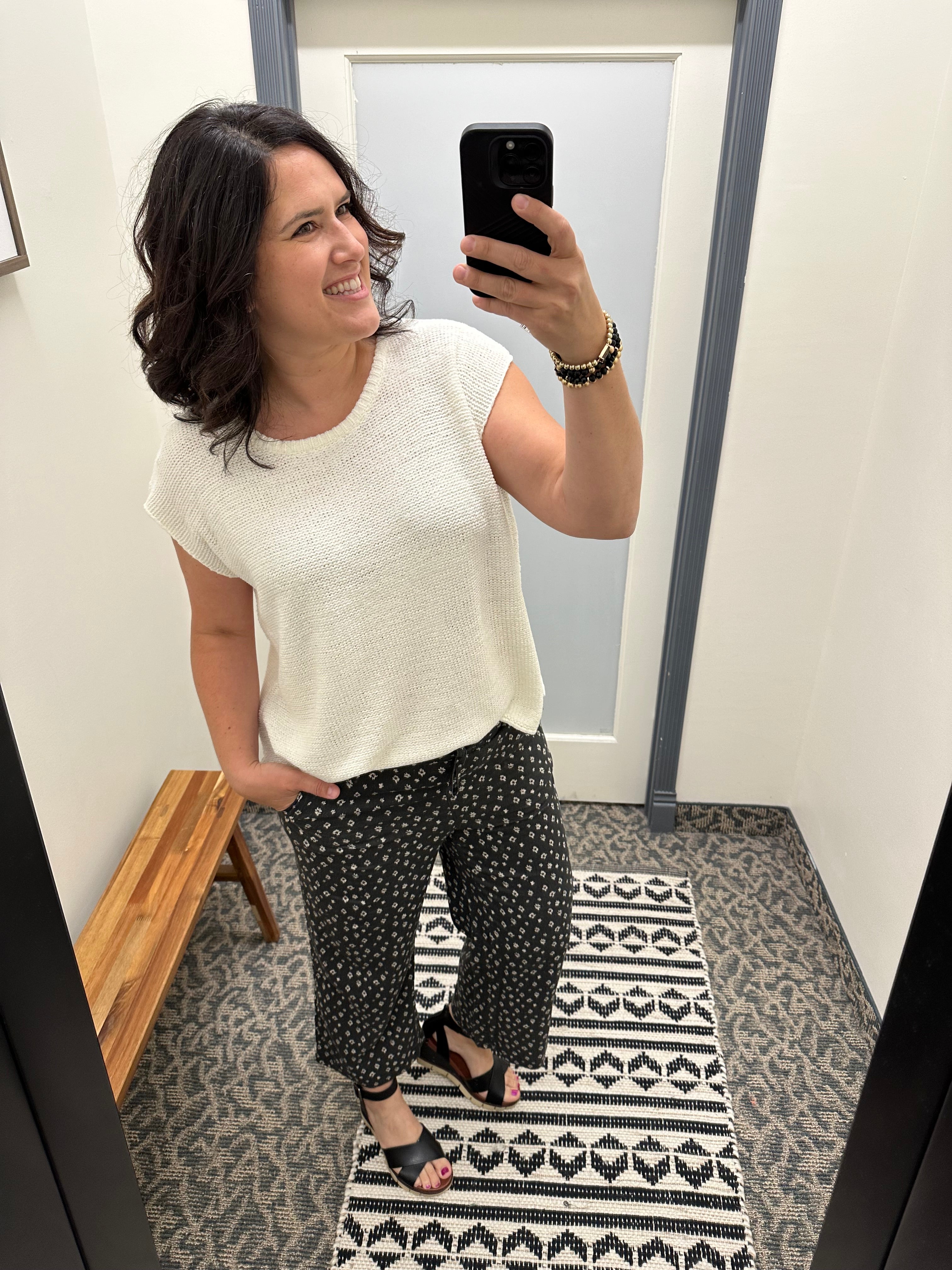Ella Pants Granite Blossom Bottom- Pants THREAD & SUPPLY