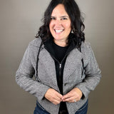 Charcoal Melange Alejandra Coat