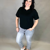 Black Corrie Tee Top - Tee THREAD & SUPPLY