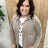 Taupe Mildred Top Tops - Button Ups THREAD & SUPPLY