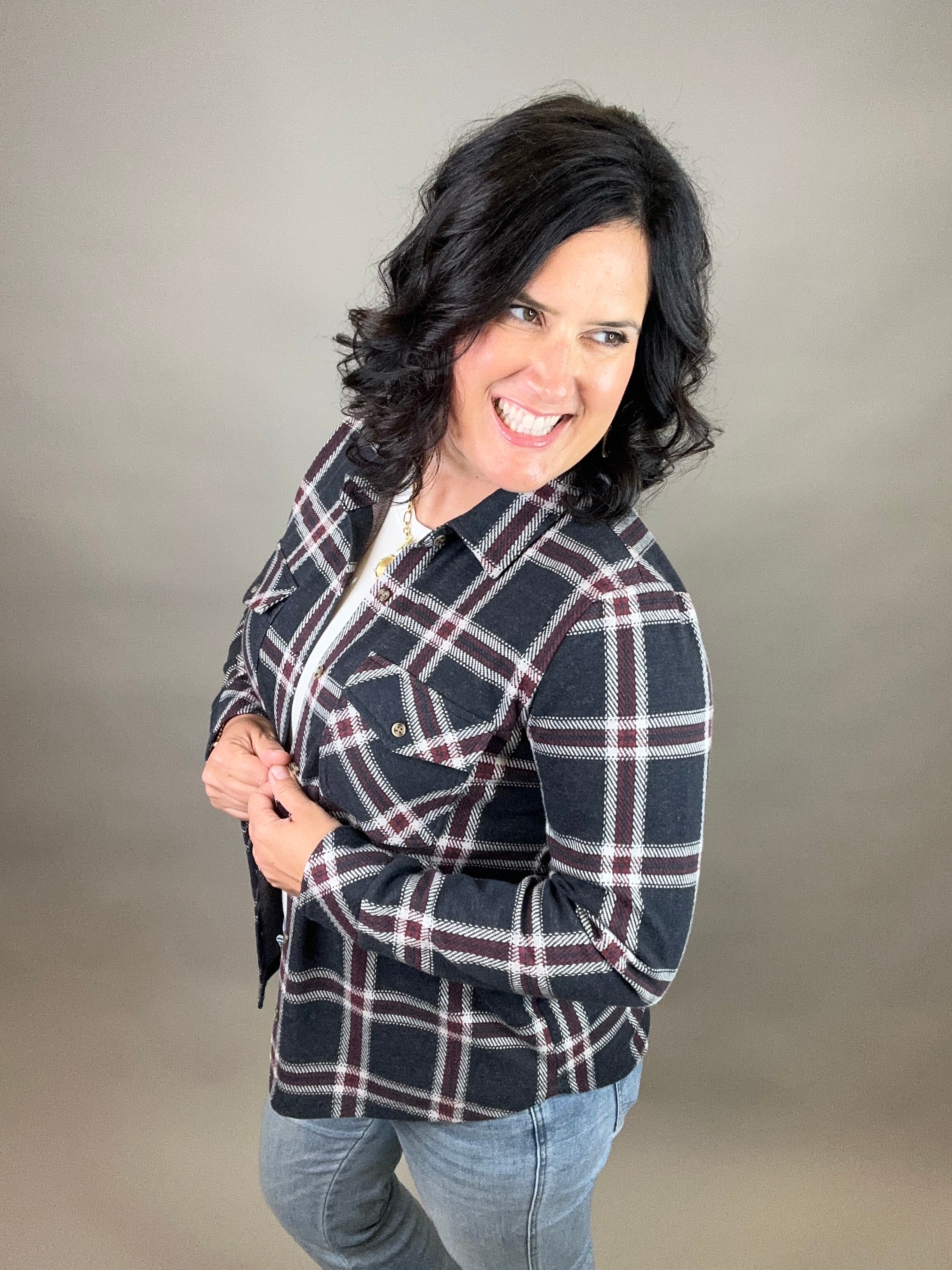 Black Red Plaid Cassian Shirt Tops - Button Ups THREAD & SUPPLY