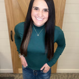 Evergreen Ribbed Liz Top Top - Tee THREAD & SUPPLY