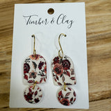 Floral Earrings Jewelry - Earrings Timber & Clay