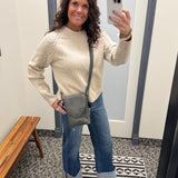 Dark Ankle Wide Cuffed Jeans Bottom- Pants RISEN