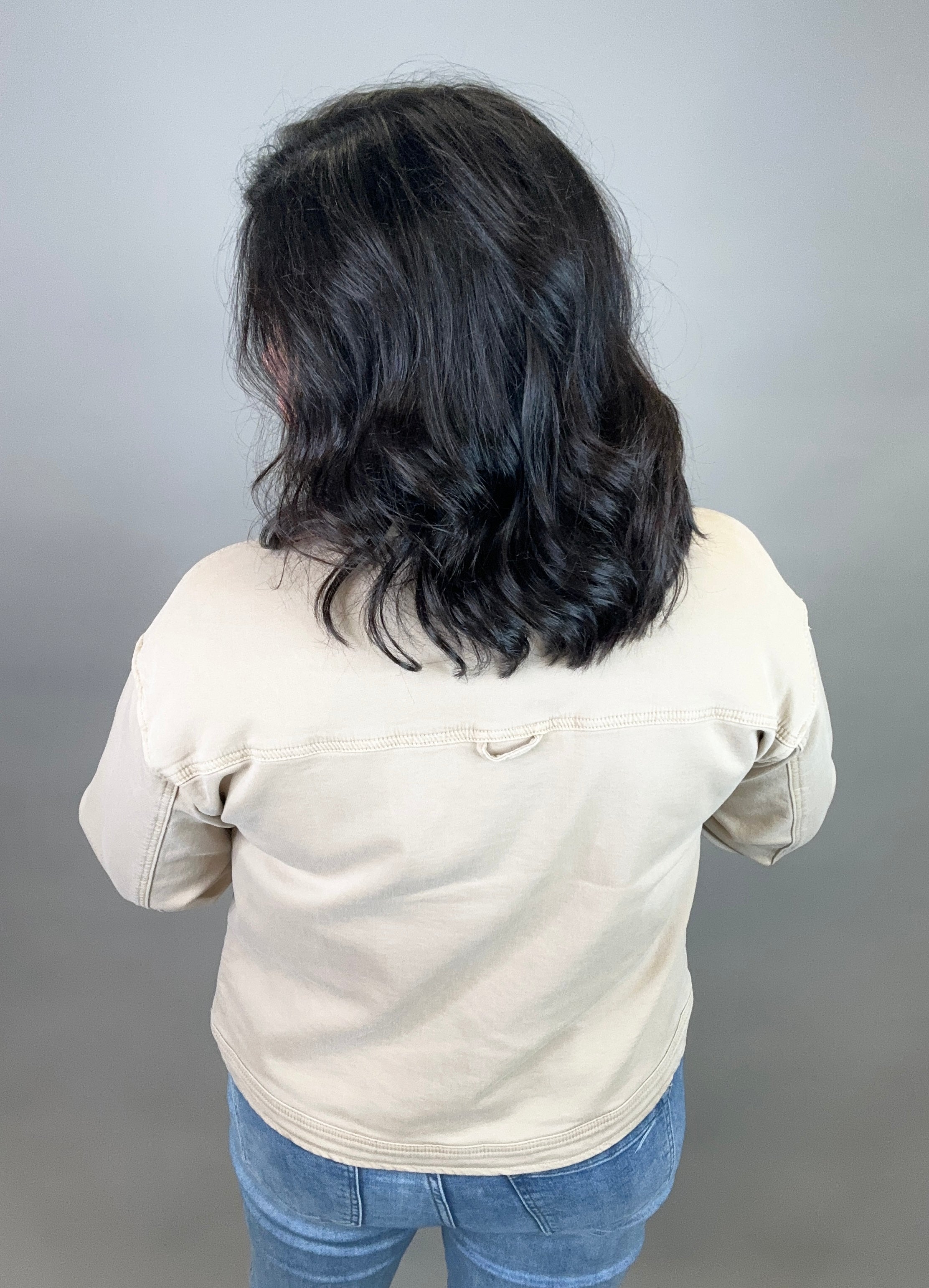 Washed Taupe Sophia Jacket Outerwear- Jackets THREAD & SUPPLY