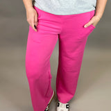 Hot Pink Resort Pants Bottom- Pants DEAR SCARLETT
