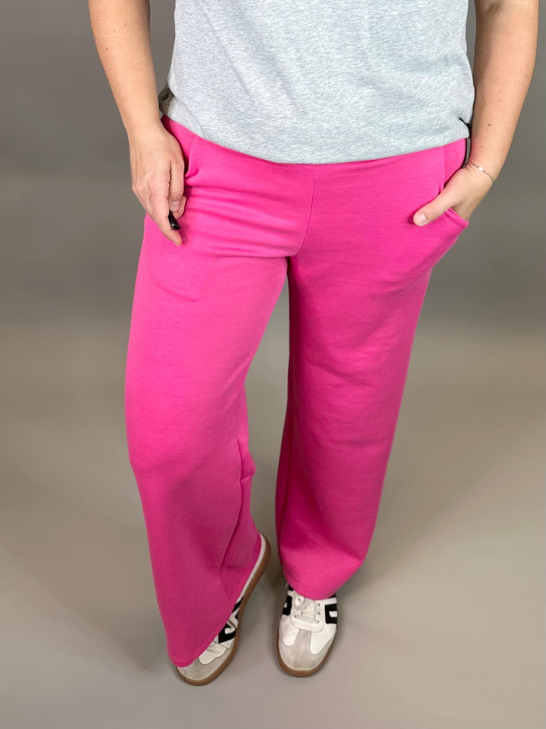 Hot Pink Resort Pants Bottom- Pants DEAR SCARLETT