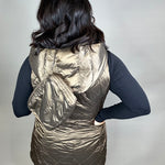 Hazelnut Long Quilted Vest Outerwear - Vest Anorak