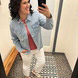 Denim Striped Pippin Jacket Outerwear- Jackets THREAD & SUPPLY