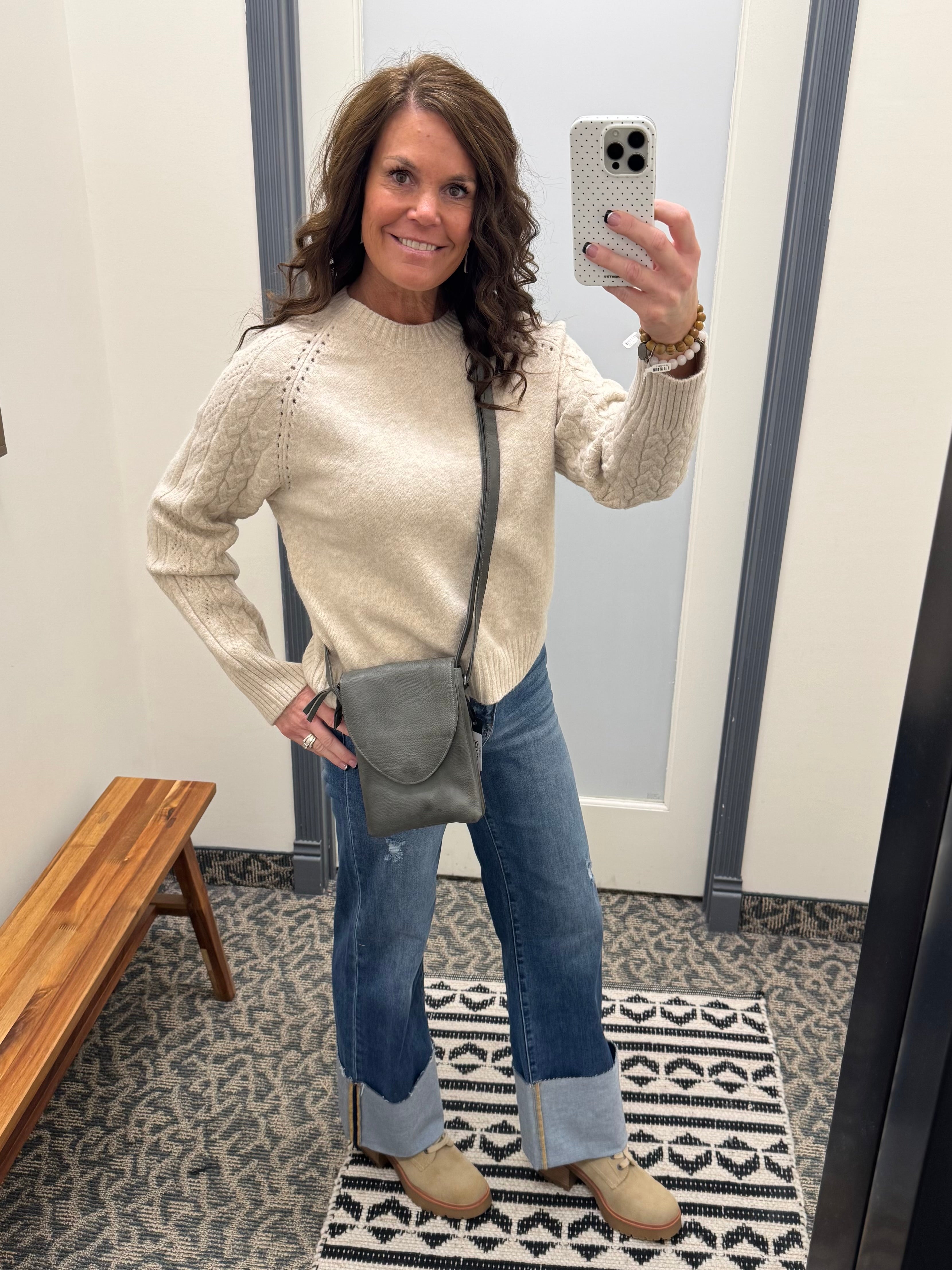 Heather Frappe Zoey Sweater Top - Sweater THREAD & SUPPLY