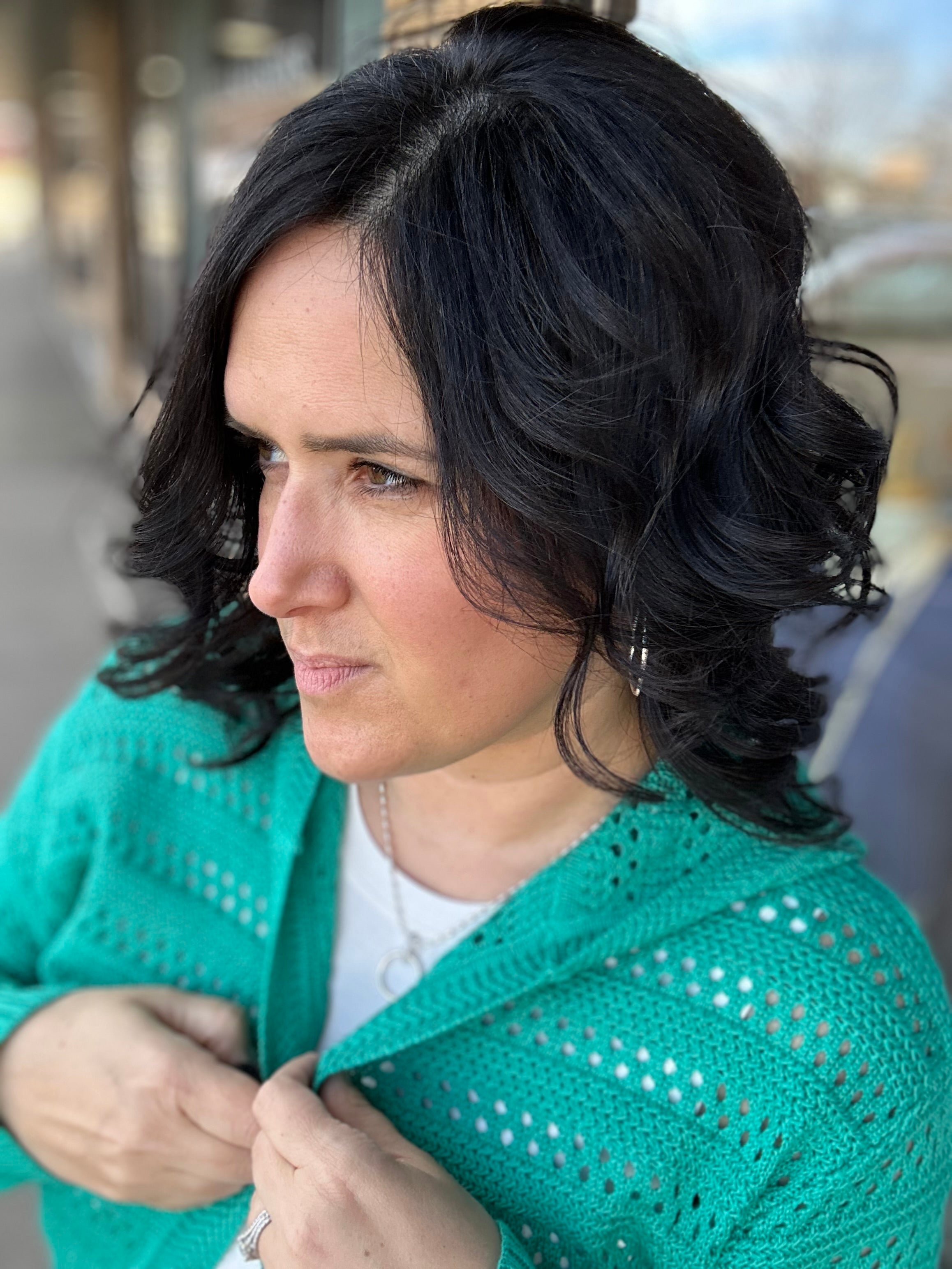 Emerald Crochet Open Cardigan Tops- Cardigans STACCATO