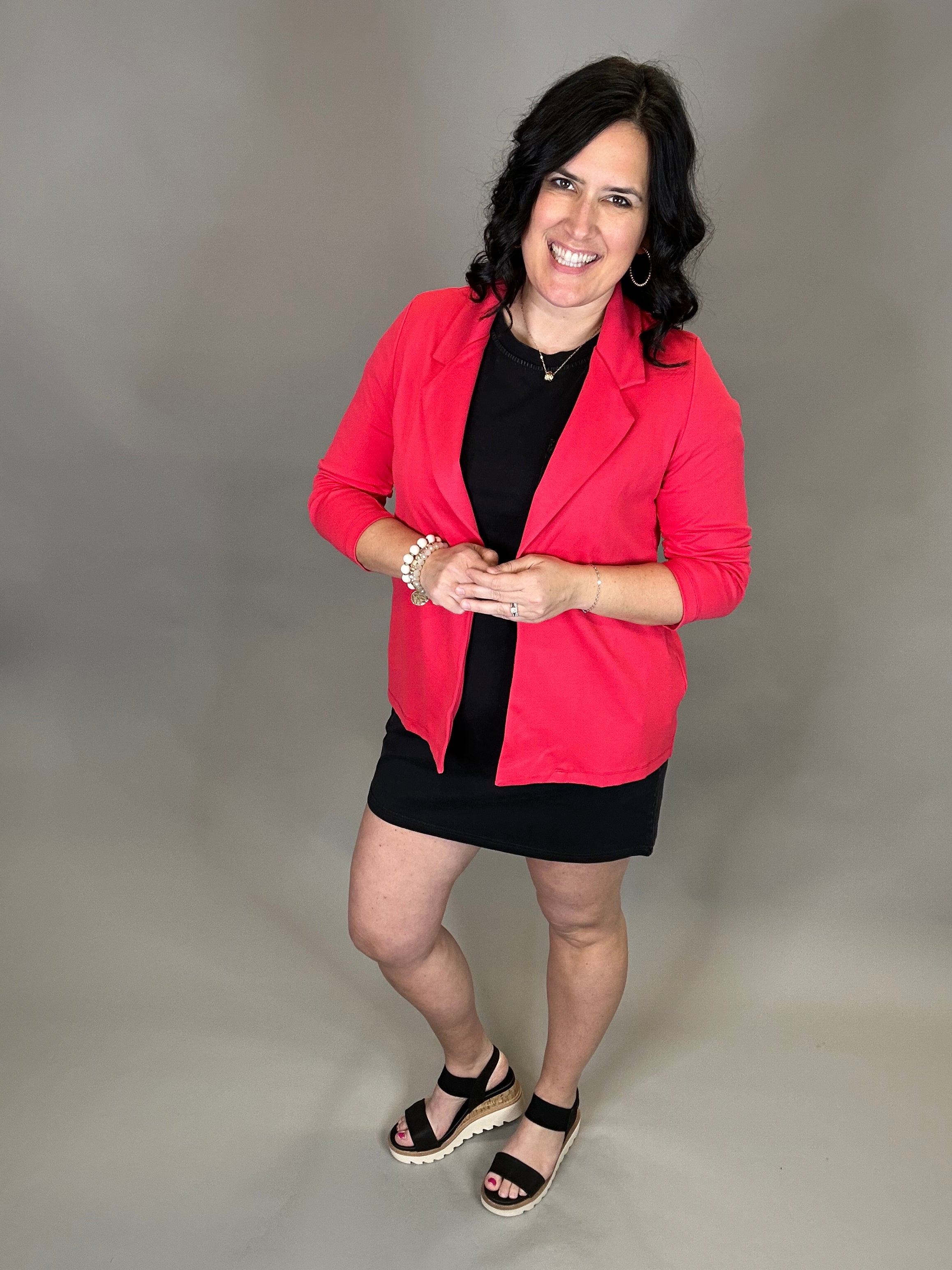 Dragon Fruit Blazer Jacket Outerwear- Blazers DEAR SCARLETT