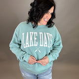 Lagoon Lake Days Crew Top - Sweatshirt BLUE 84