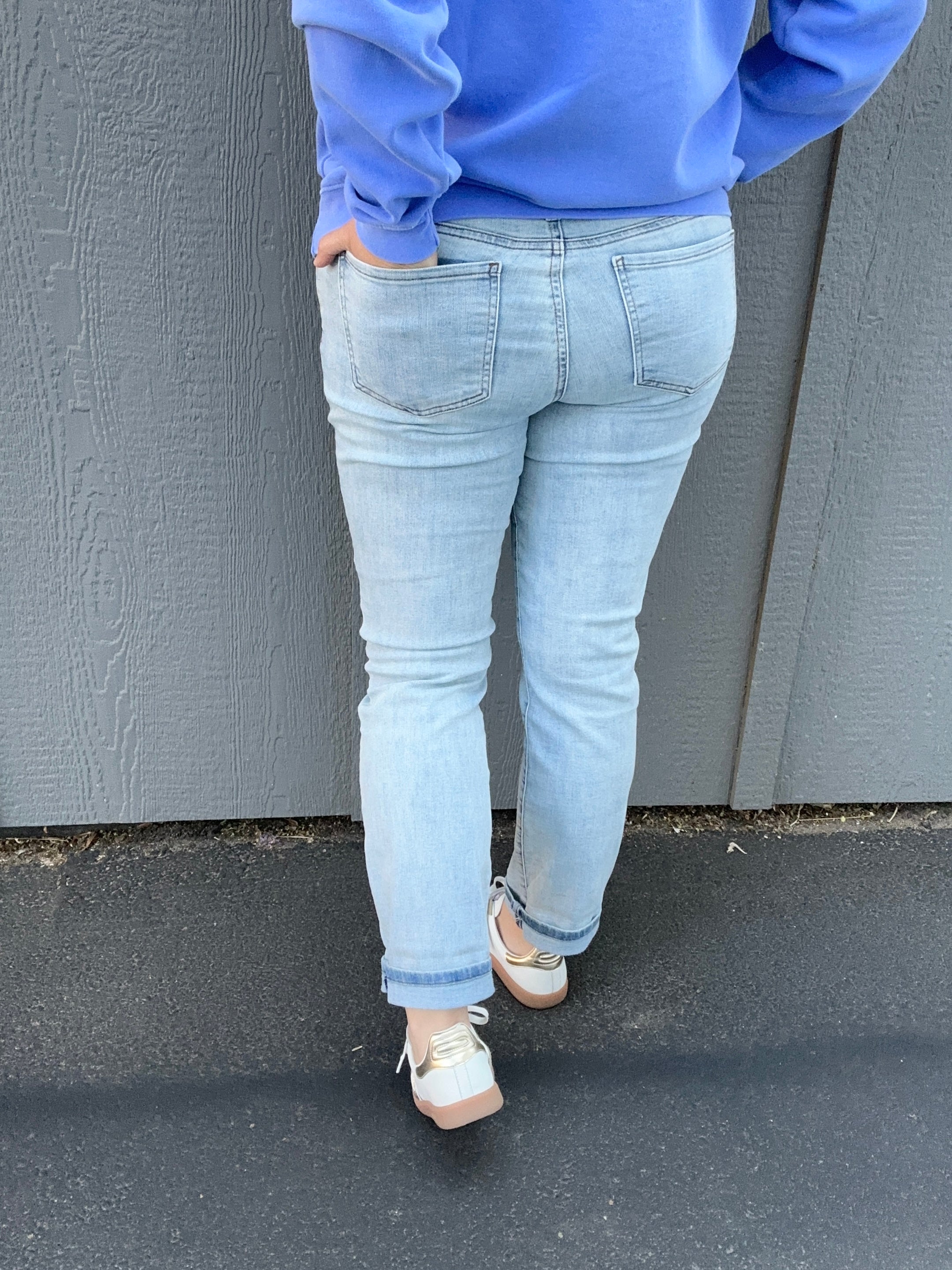 Light Wash Catherine Boyfriend Jeans Bottom- Pants KUT FROM THE KLOTH