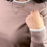 Mauve Carmine Top